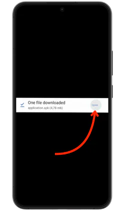 open the APK